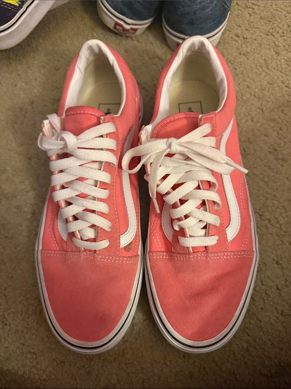 Women’s Pink Low-Top Lace-Up Sneakers